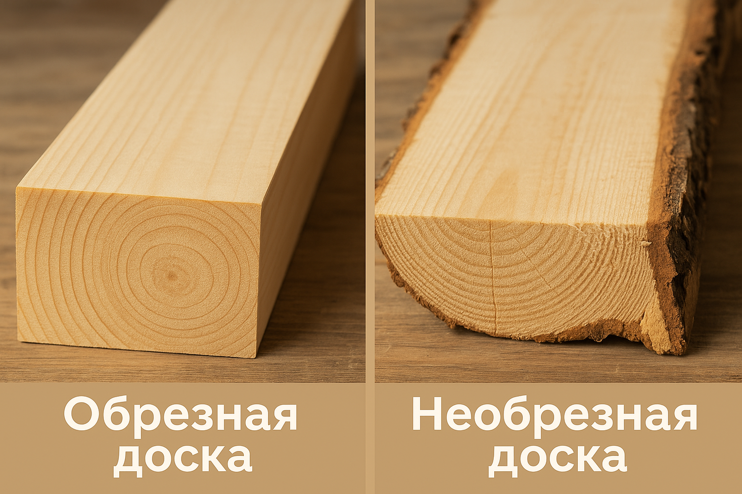 Обрезная и необрезная доска: в чем разница, плюсы и минусы для вашего проекта